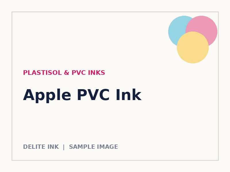 Apple PVC Ink