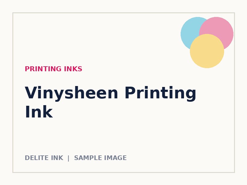 Vinysheen Printing Ink